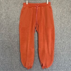Outdoor Voices PrimoFleece Joggers Women’s Size M Orange Athleisure Active